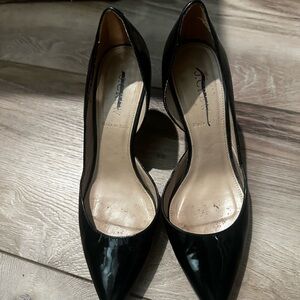 J. Crew Glossy Black Heels
